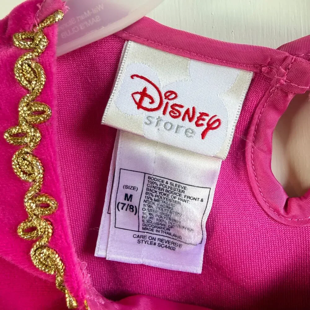 Disney Store Princess Jasmine Pink Costume Live Action Aladdin Girls Medium 7/8 - Picture 4 of 16